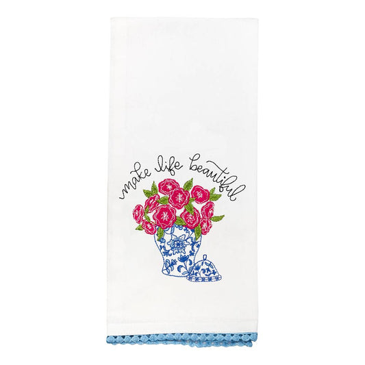 Make Life Beautiful Tea Towel