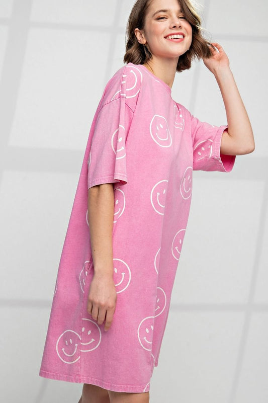 Short Sleeve Smiley Face