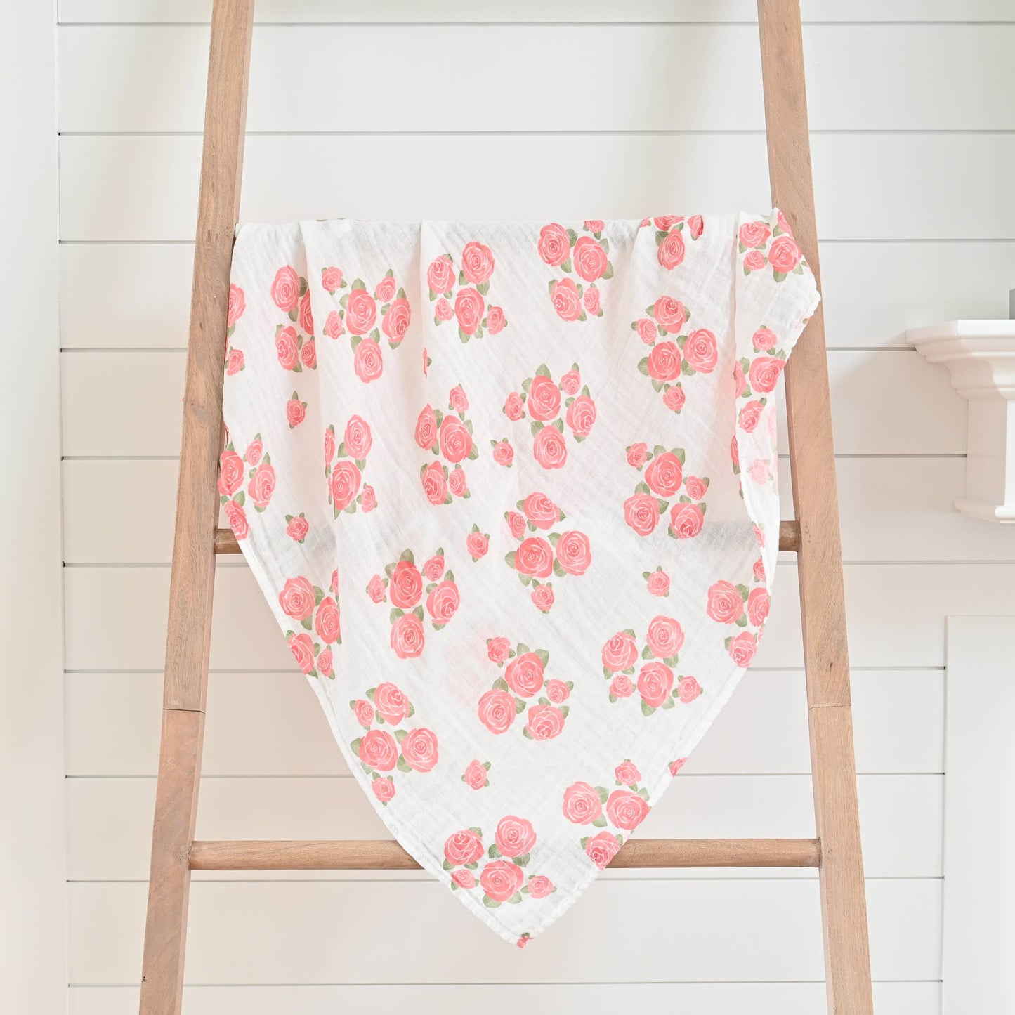 Blooming Elegance Baby Swaddle Blanket