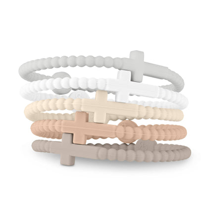 Jesus Bracelets (Cross Bracelets): Sweetheart (5 pack) / Medium