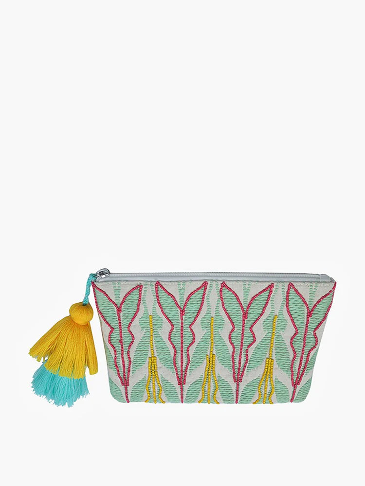 Faith Printed Cotton Pouch