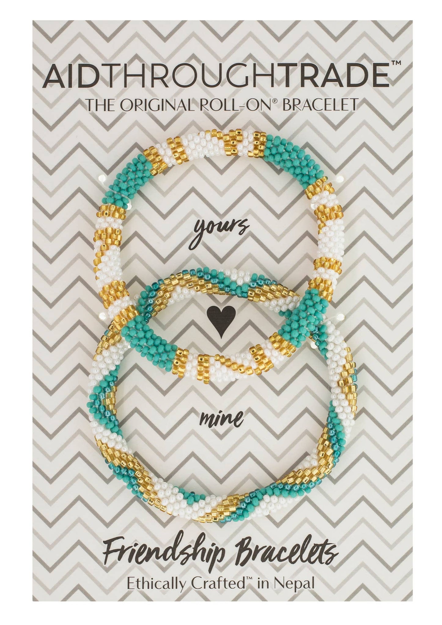 Aquamarine Roll-On® Friendship Bracelets