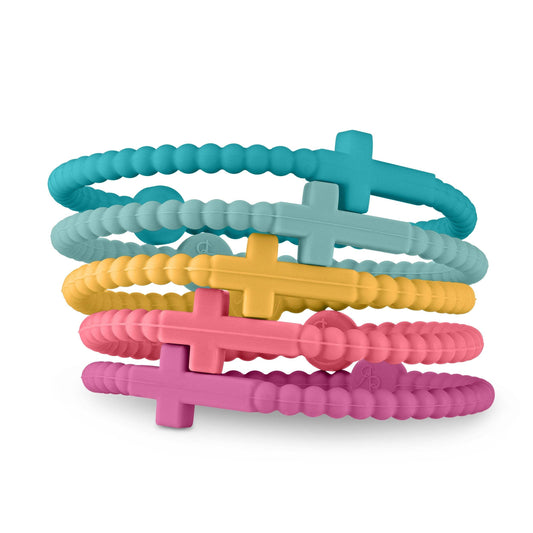 Jesus Bracelets (Cross Bracelets): Couture (5 pack) / Medium