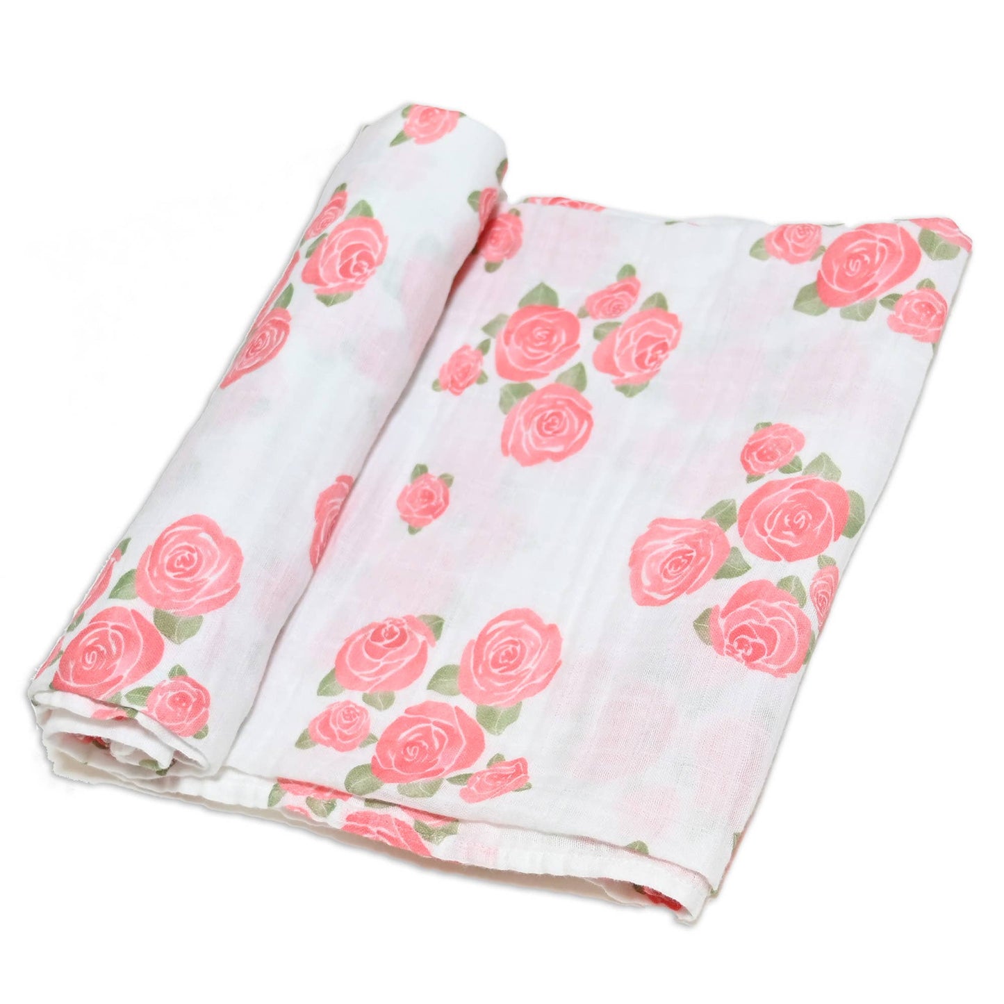 Blooming Elegance Baby Swaddle Blanket